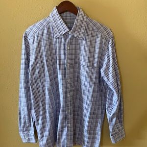 Ermenegildo Zegna Mens Dress Shirt Purple